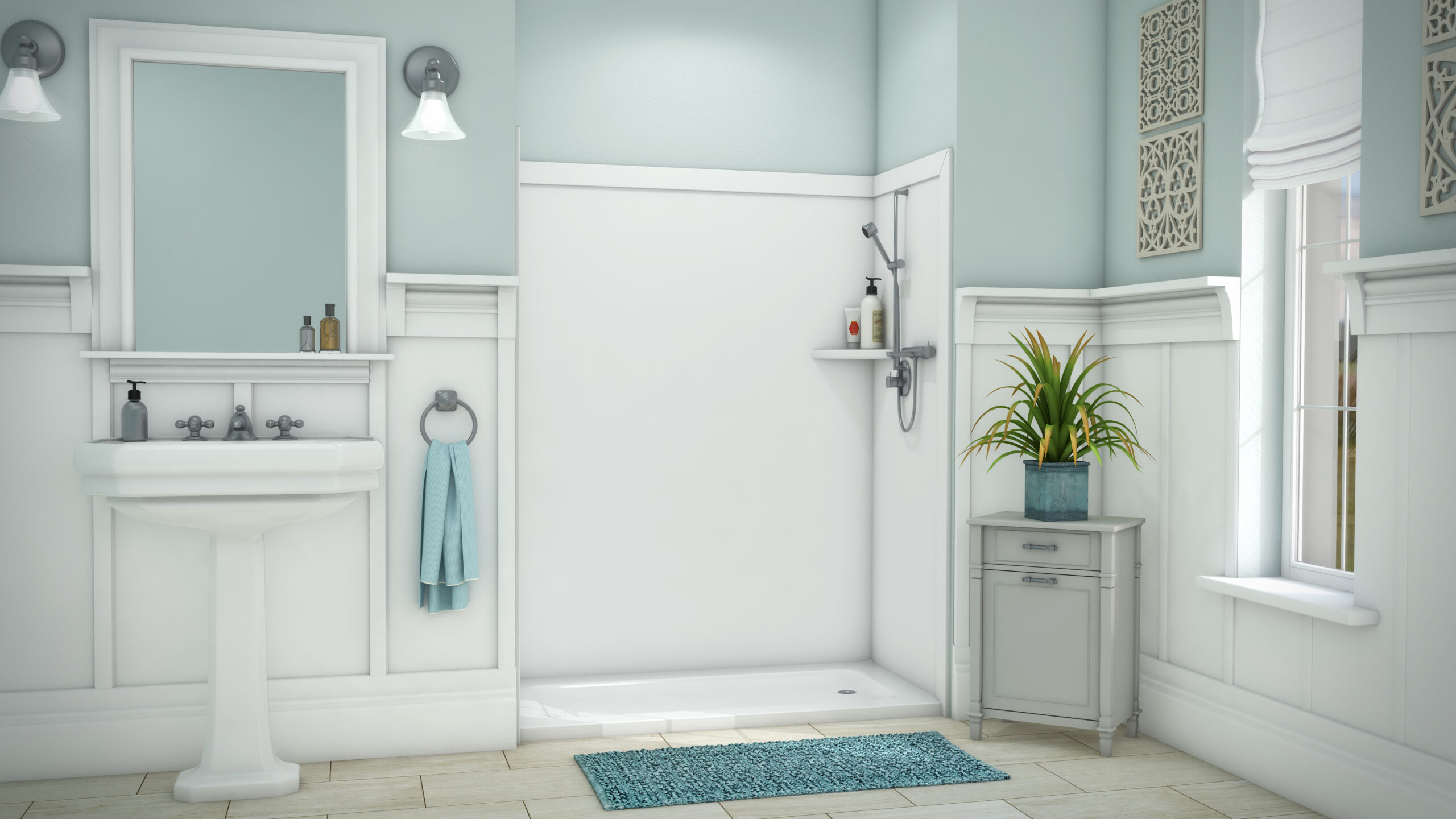 Acrylic White Walls